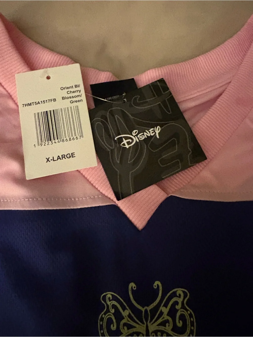 Disney Colorblock 'HM Secret Star' Jacket - Navy, Pink & Neon Yellow